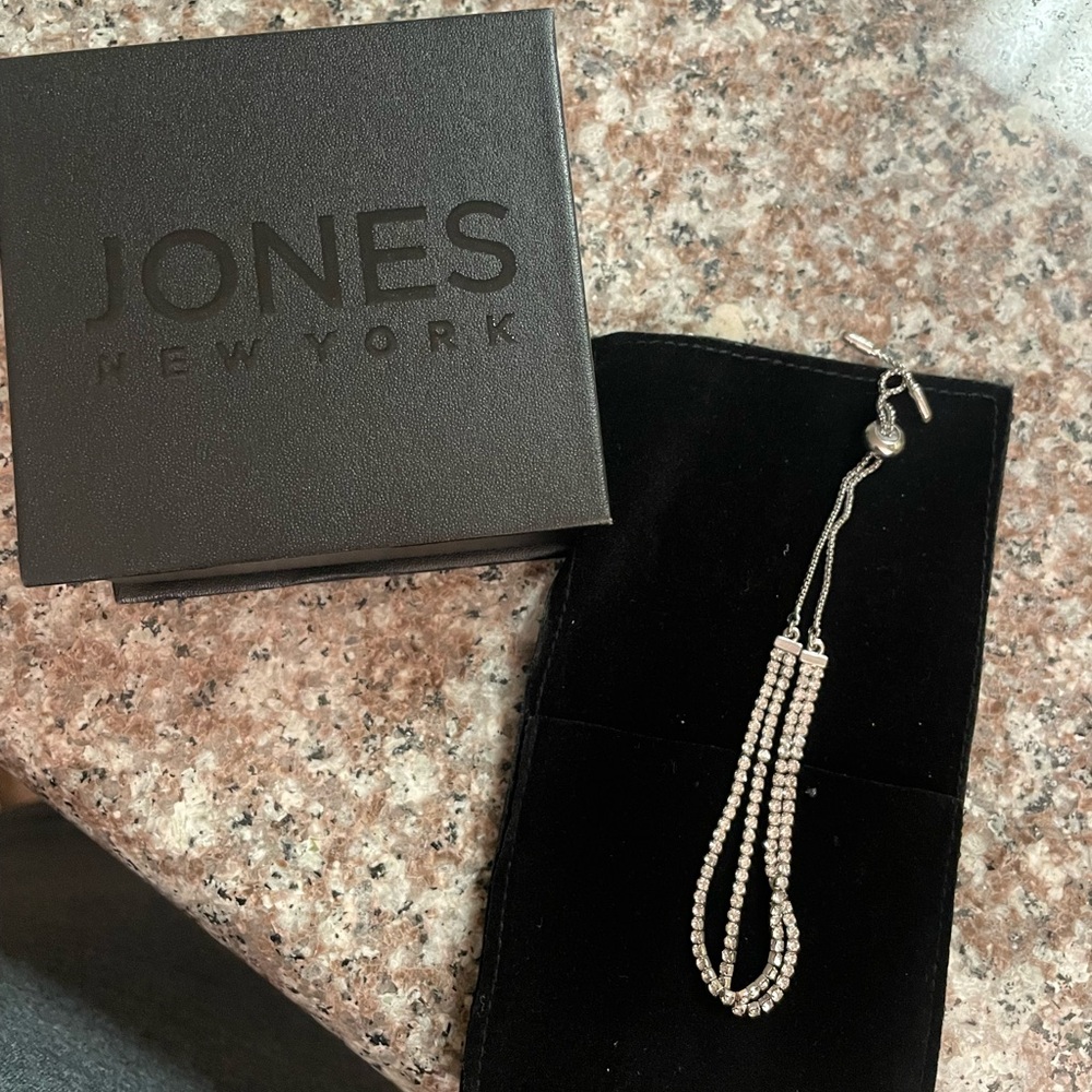 Jones New York Silver Tennis Bracelet